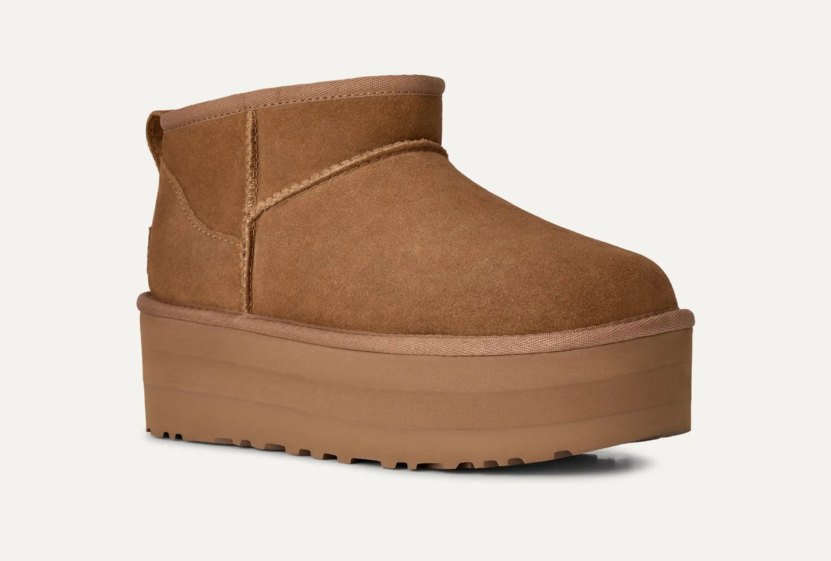 UGG Classic Ultra Mini Plateforme Femme – Chestnut