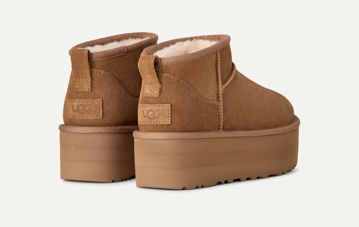 UGG Classic Ultra Mini Plateforme Femme – Chestnut