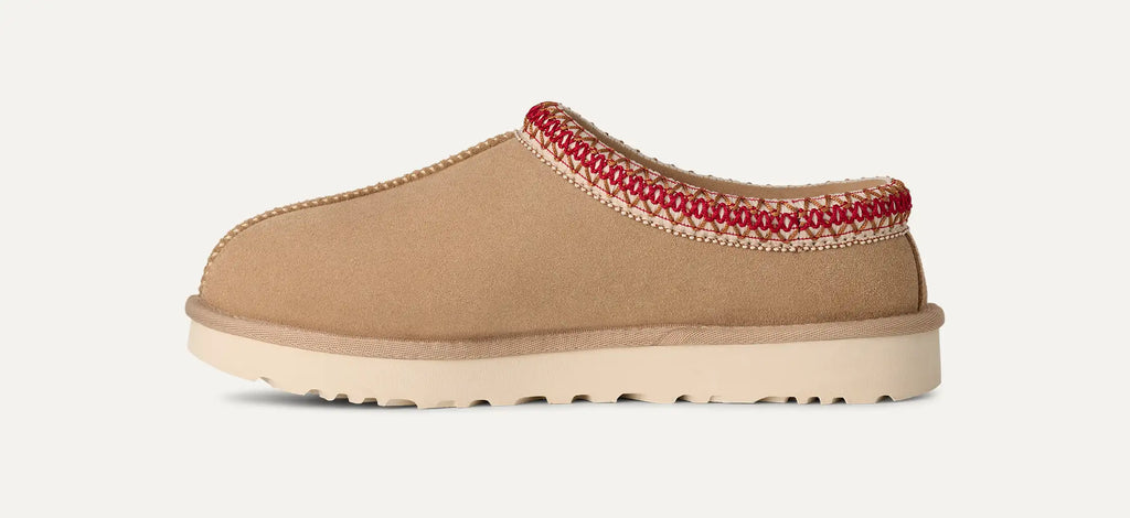 UGG Tasman II Femme – Sand / Dark Cherry